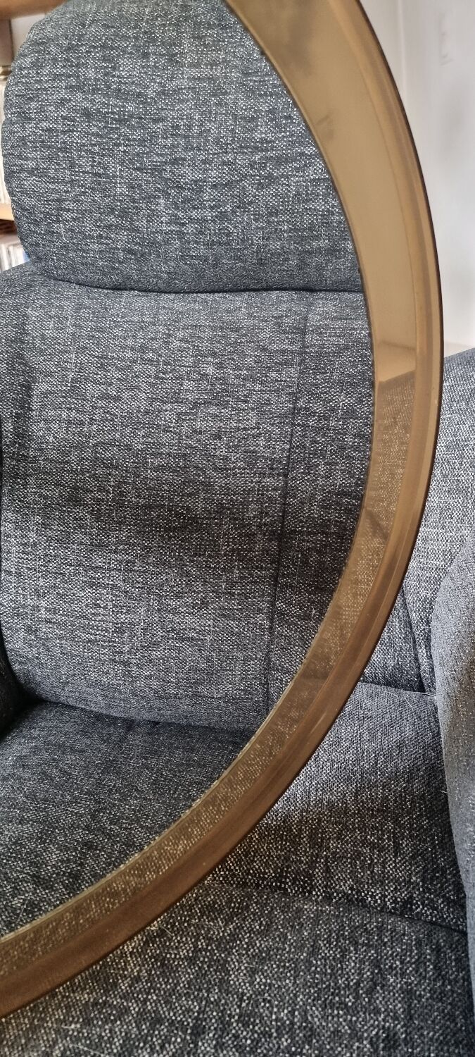 Mirror years 70. Smoked glass