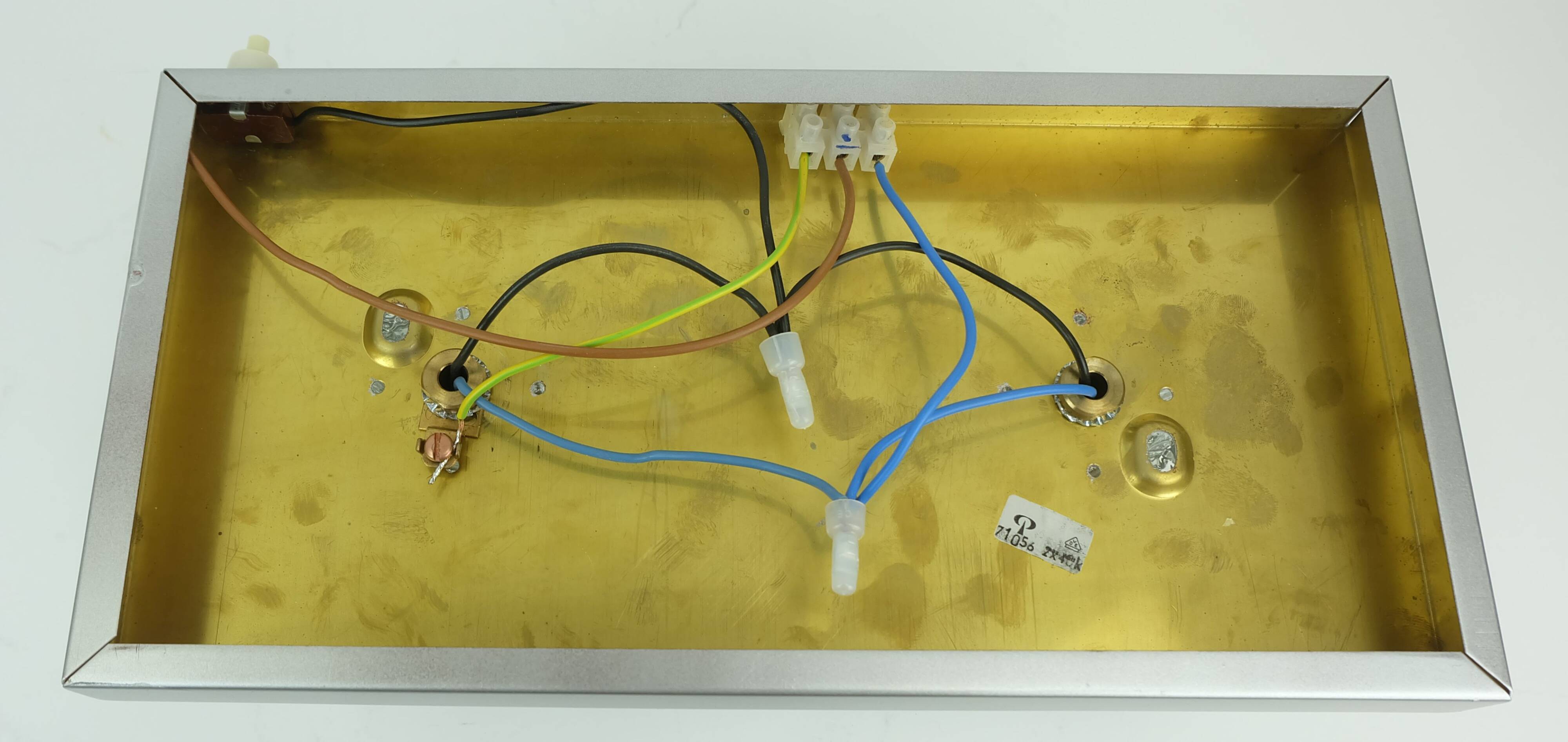 no. 2 of 2 mid century peill & putzler SCONCE with 2 glass cubes 60s/70s