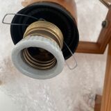 Lampadaire en bois des années 70