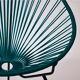 Fauteuil Acapulco bleu océan