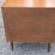 Commode en teck 4 tiroirs de style scandinave, années 70