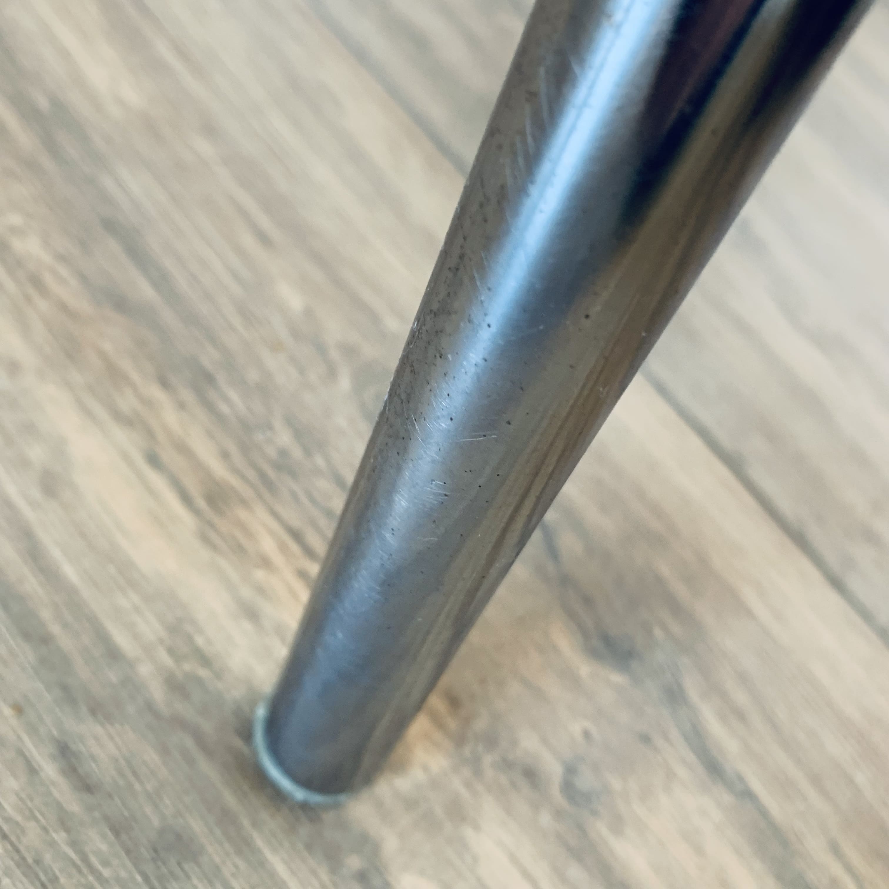 Vintage black armchair