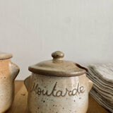 Antique stoneware spice pots