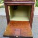 Vintage walnut and marble chest of drawers from 1920.