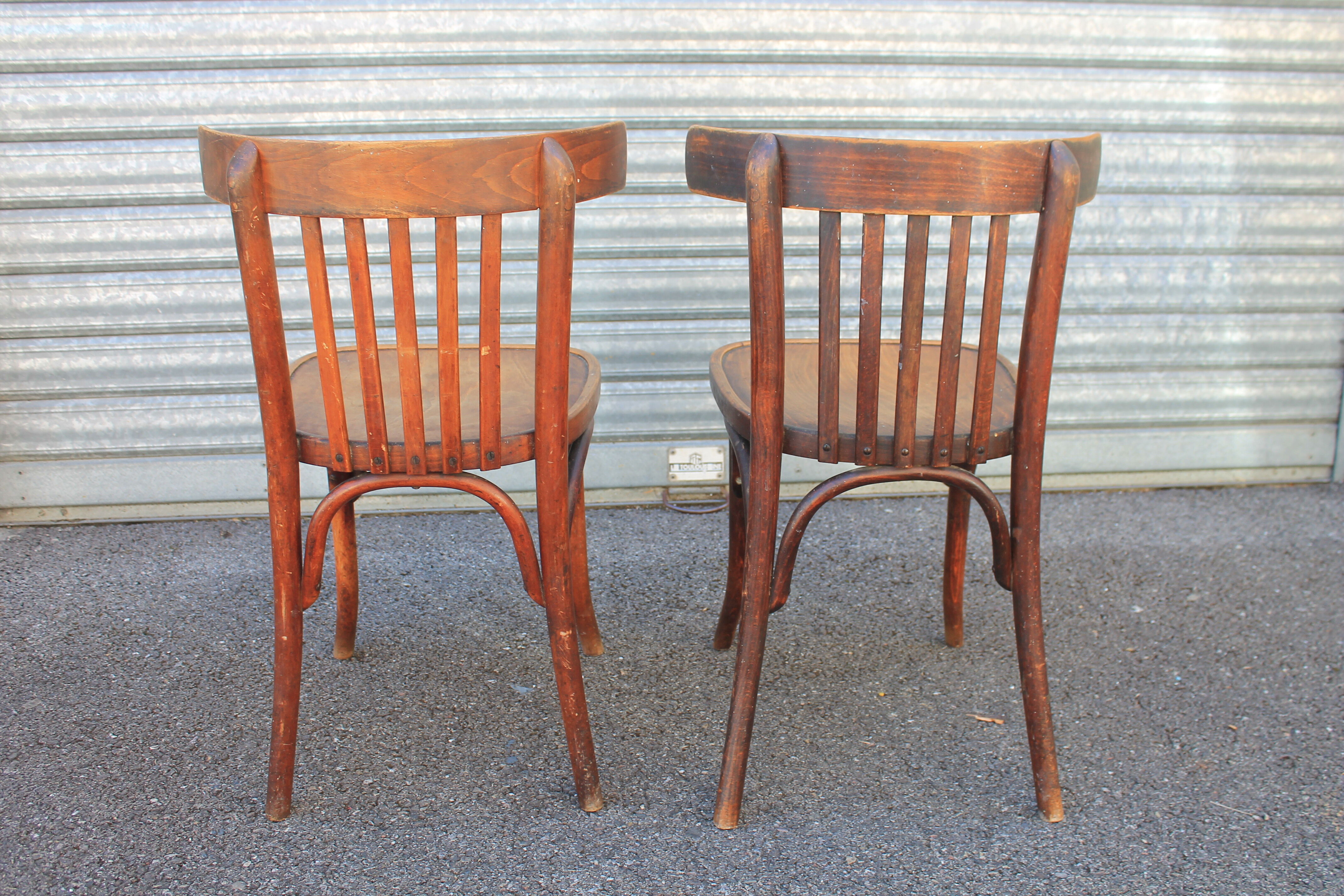 Pair of Artex bistro chairs