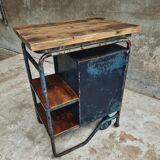 Industrial trolley workbench Citroen chest of drawers