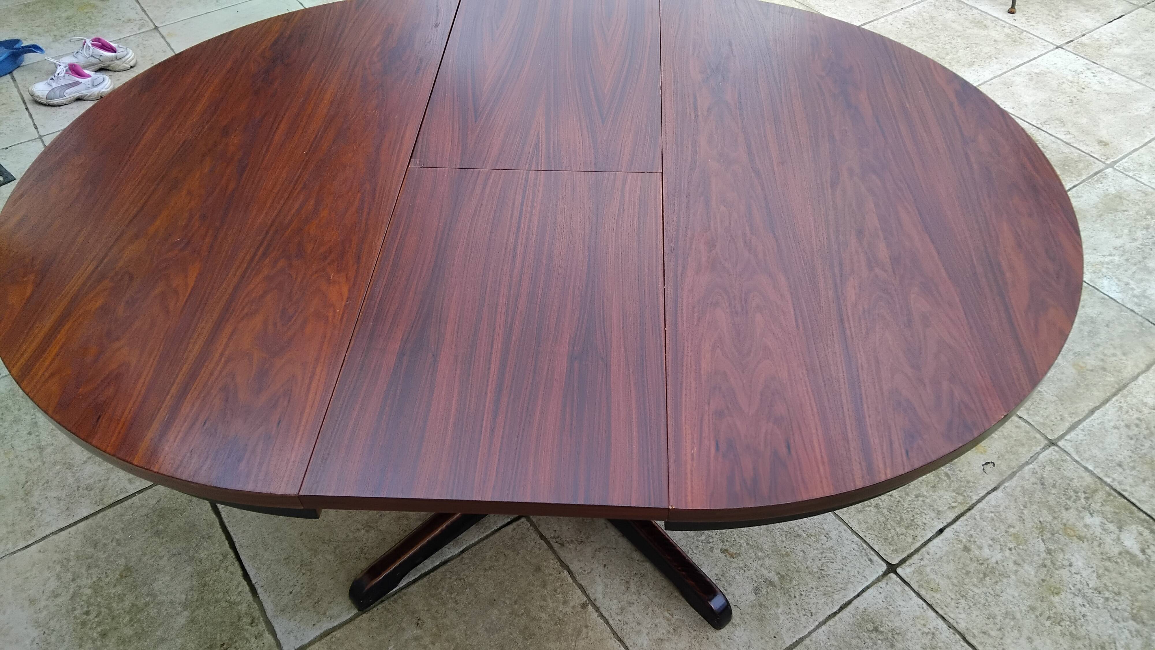 Table extensible vintage de style Baumann scandinave