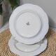 Dessert plates in porcelain