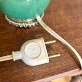 Glazed ceramic table lamp