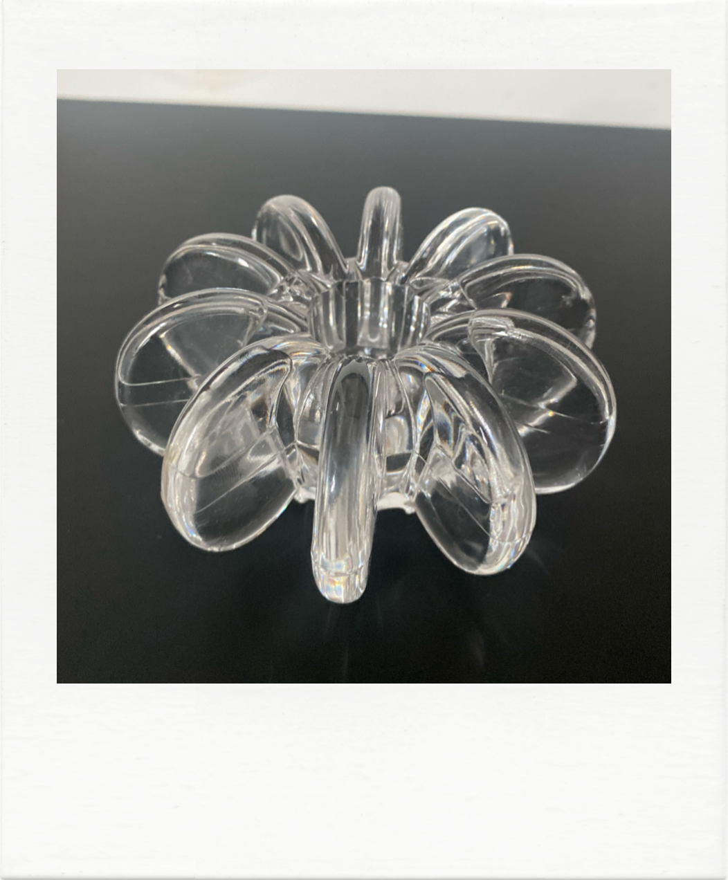 Bougeoir en cristal
