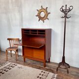 Scandinavian teak secretary cabinet