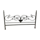 Wrought iron headboard