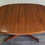 Table extensible vintage Baumann en teck, années 1970