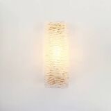Mid-Century Murano Ice Glass Wall Light from Kaiser Leuchten, Germany, 1960