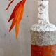 Sculptural vase with a mineral Boho spirit.