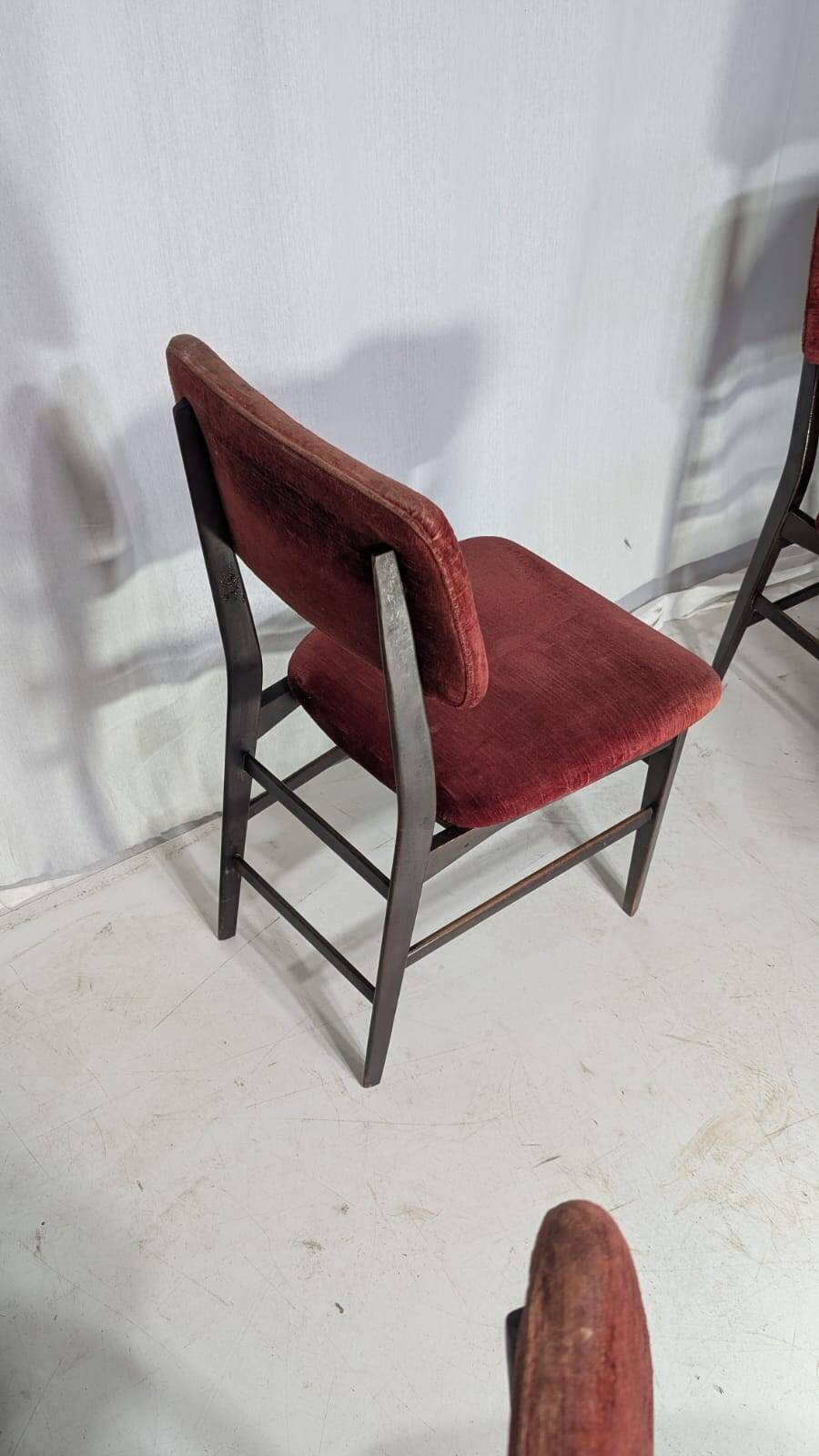 Set of 6 chairs by Vittorio Dassi, 1950s