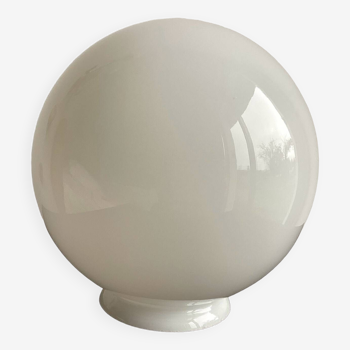 Opaline glass globe lampshade - vintage