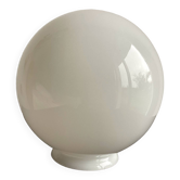Abat-jour globe verre opaline - vintage