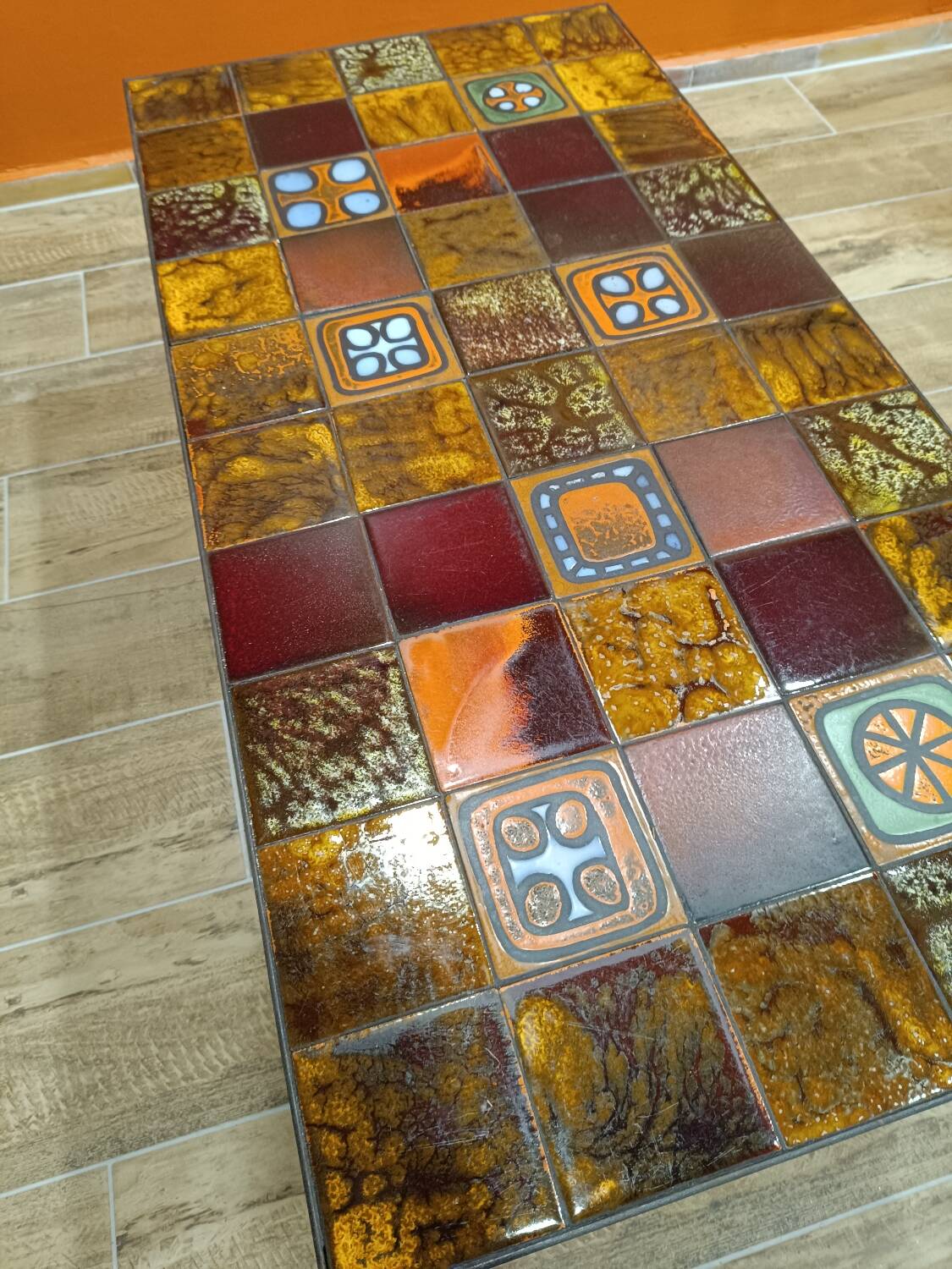 50s ceramic coffee table