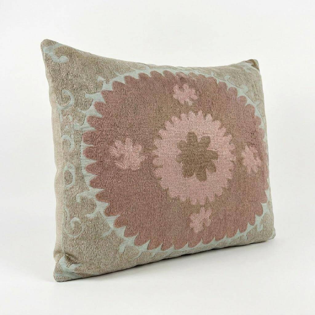 Vintage embroidered cushion cover 56x69 cm