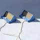 Pair of reading lamps Elidus Kuben - Hans Agne Jakobsson - Sweden 1970s