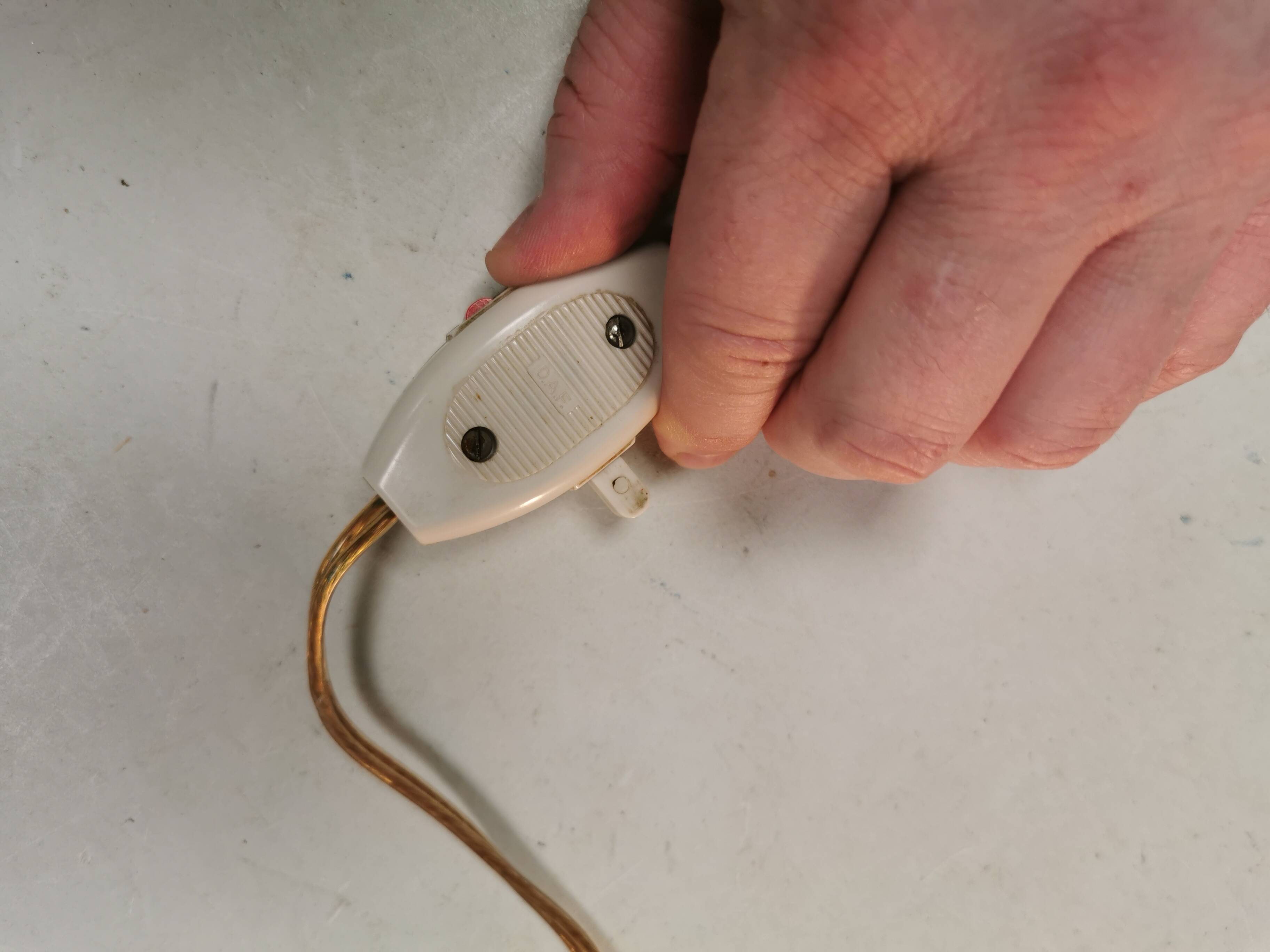 Wall lamp in teak, Denmark 1970-80s.