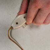 Wall lamp in teak, Denmark 1970-80s.