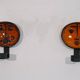 Pair of ceramic wall candlesticks by Lars Bergsten 1970