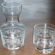 Carafe et verre de nuit