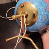 World map lamp