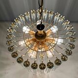 Mid-century modern chandelier by Gaetano Sciolari, 1970s
