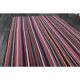 1970s Vintage Turkish Oushak Handmade Wool Cotton Pink Runner Rug 131x280