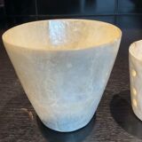 Duo De 2 cache-pot vintage en nacre