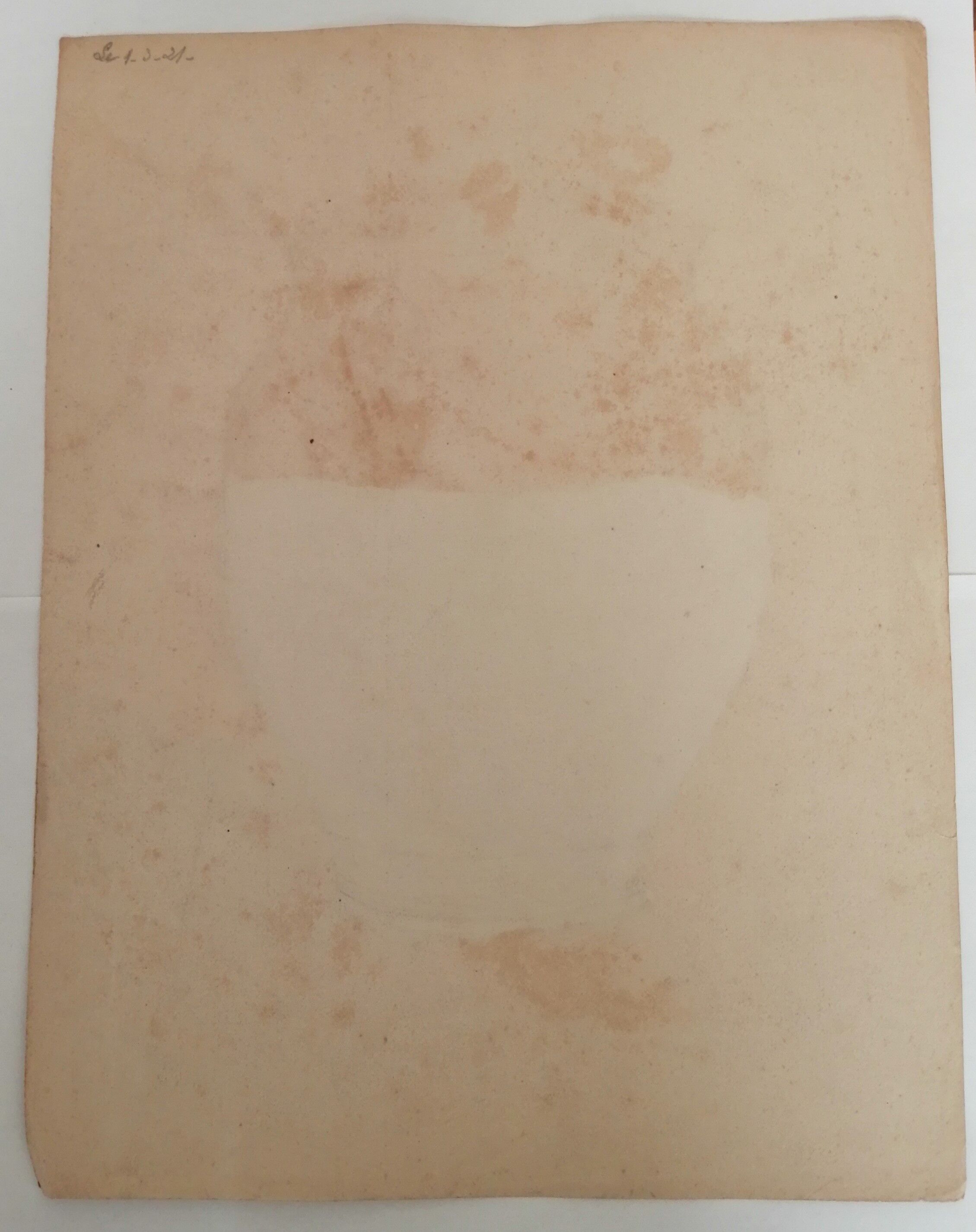 School drawing, study 20s "pot a greasse of the south west"