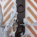 Tassel candle holder chandelier