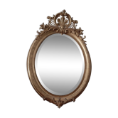 Oval mirror XIXth