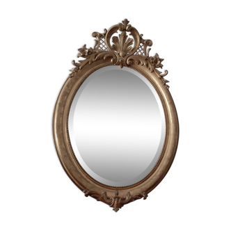 Oval mirror XIXth