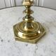 Candle holder / candlestick in golden brass 20s