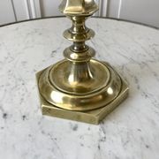 Candle holder / candlestick in golden brass 20s