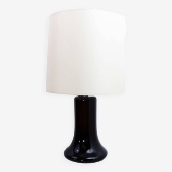 Limburg table lamp, black glass base