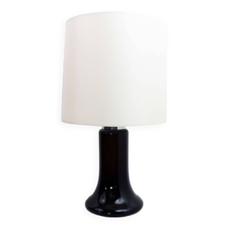 Limburg table lamp, black glass base