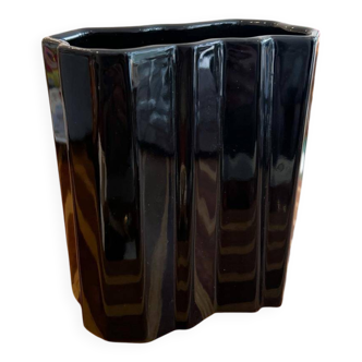 Vintage black vase