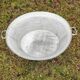Old zinc basin