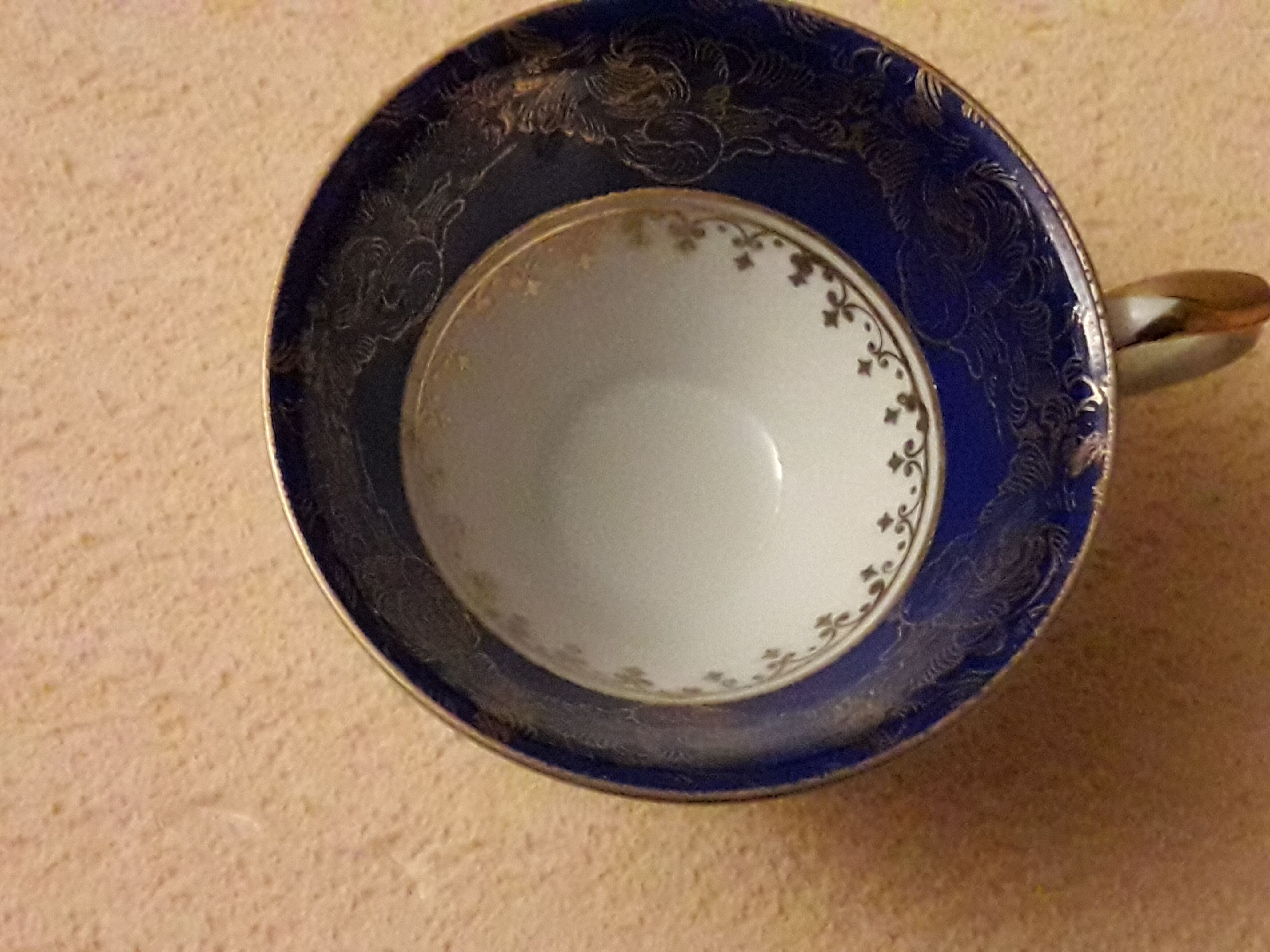 Cup with blue RW Bavaria saucer