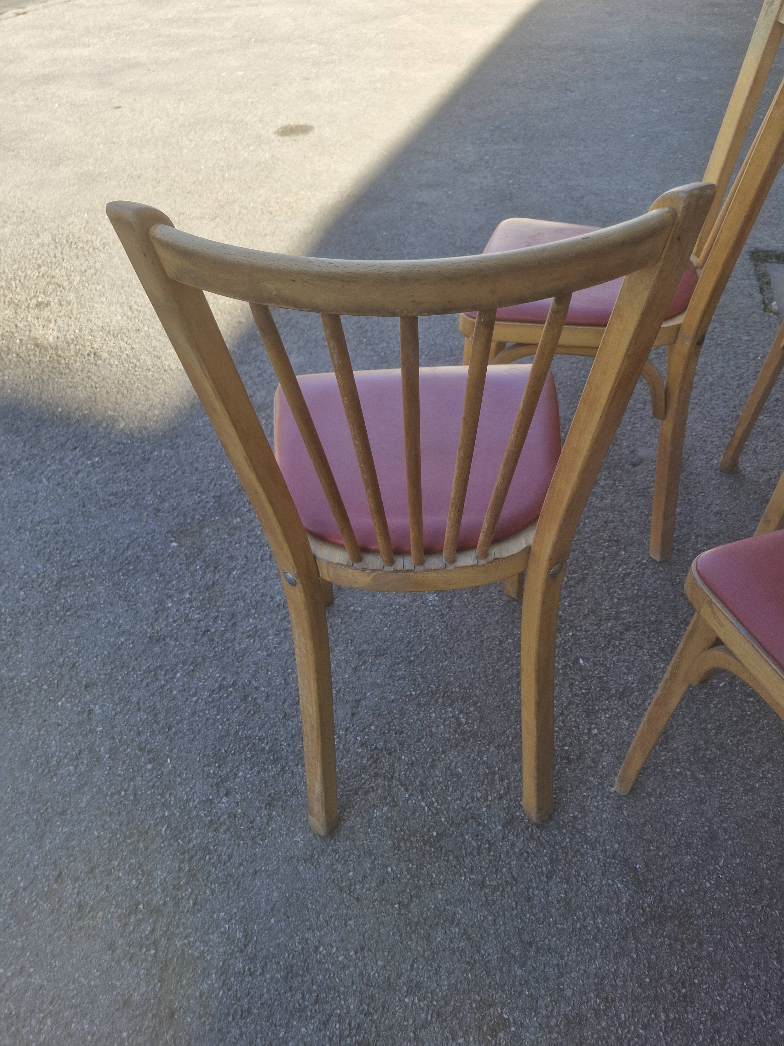 4 Baumann chairs