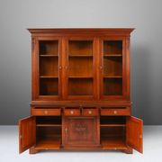 Bibliothèque en bois anglaise, années 1950