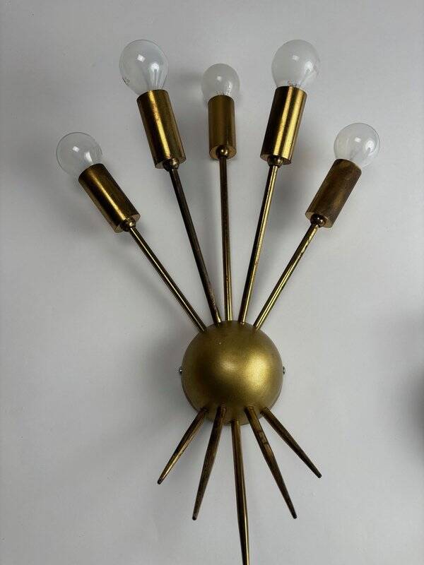 Mid-Century Modern Italian Wall Lights from Stilnovo, 1950s, Set of 2