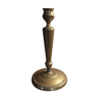 Old brass candlestick