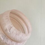 Pink Clichy glass globe hanging lamp