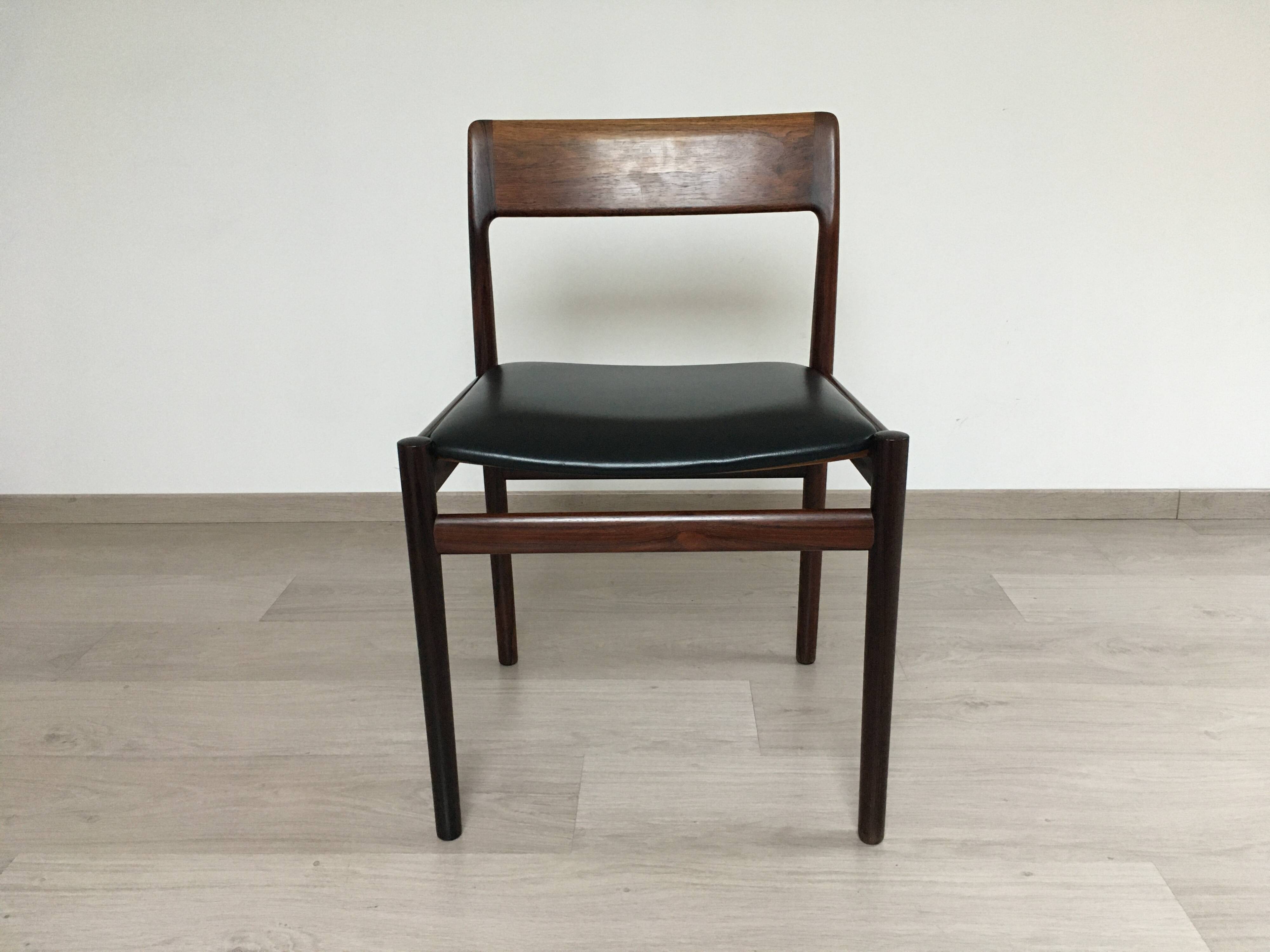Chaise scandinave  Nørgaard Mobelfabrik Rodding Denmark 1960